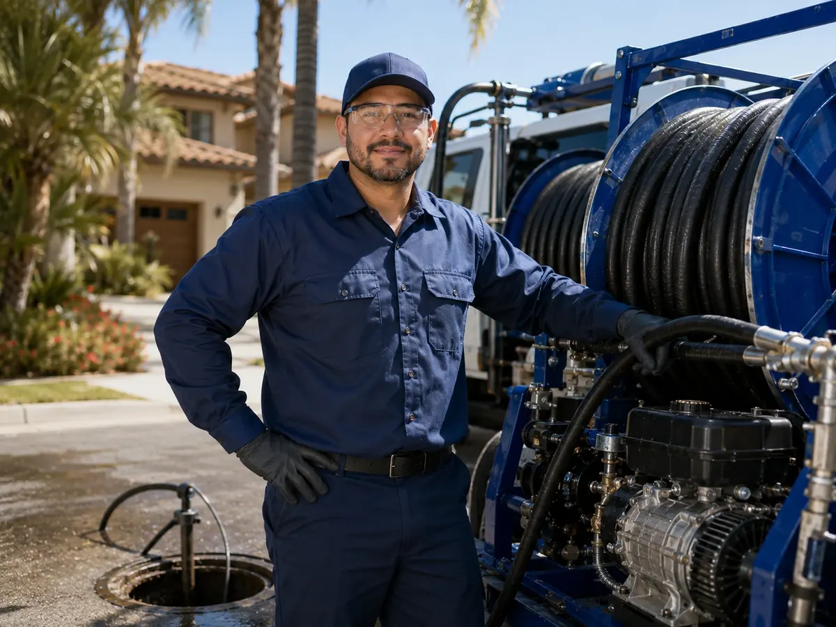 Hydro jet sewer cleaning in Laguna Hills