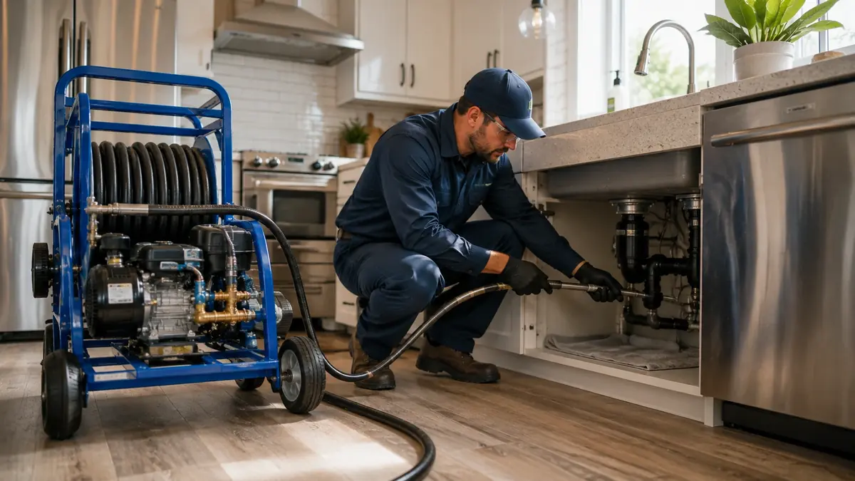 Kitchen Drain Hydro Jetting in Laguna Hills