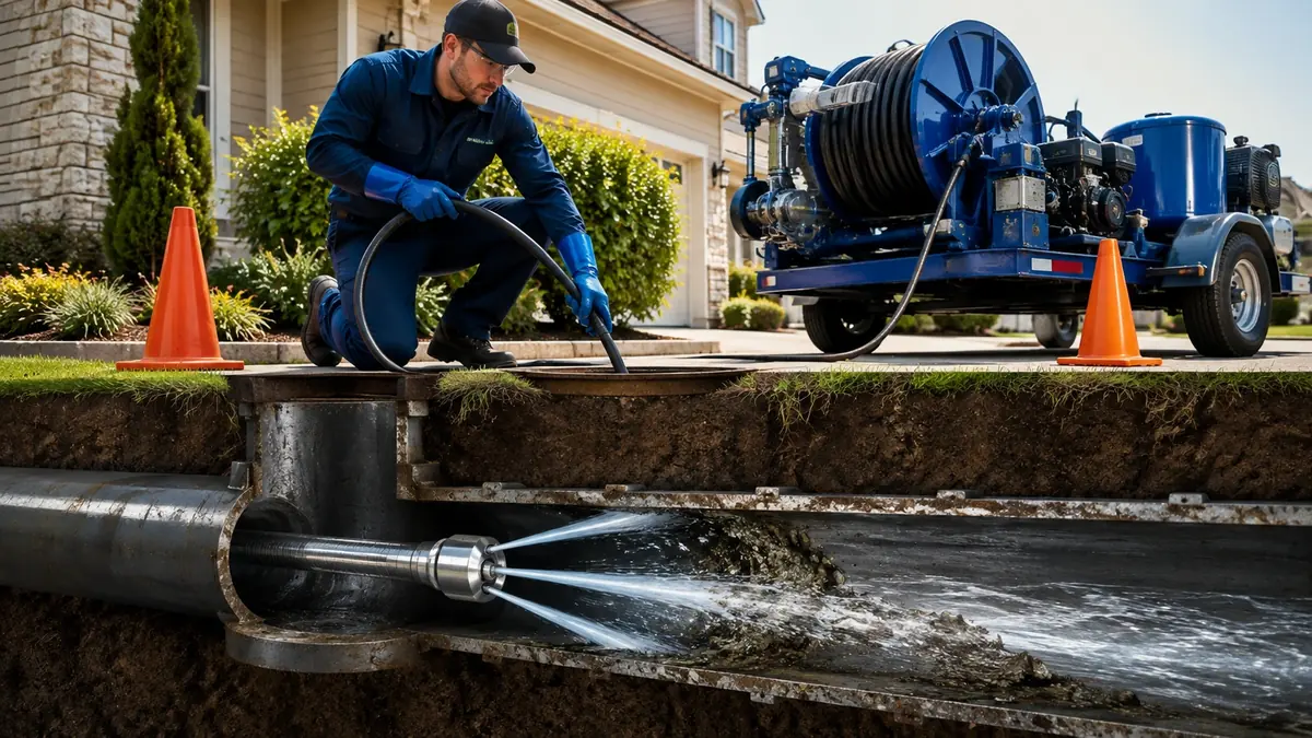 Main Sewer Line Hydro Jet Cleaning in Laguna Hills
