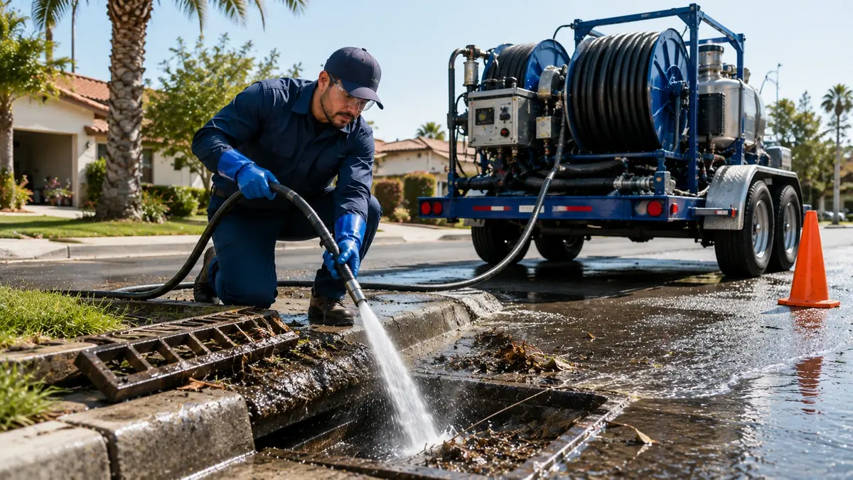 Storm Drain Hydro Jet Cleaning in Laguna Hills